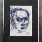 Faust 540x460 Charcoal on Paper Framed R4500